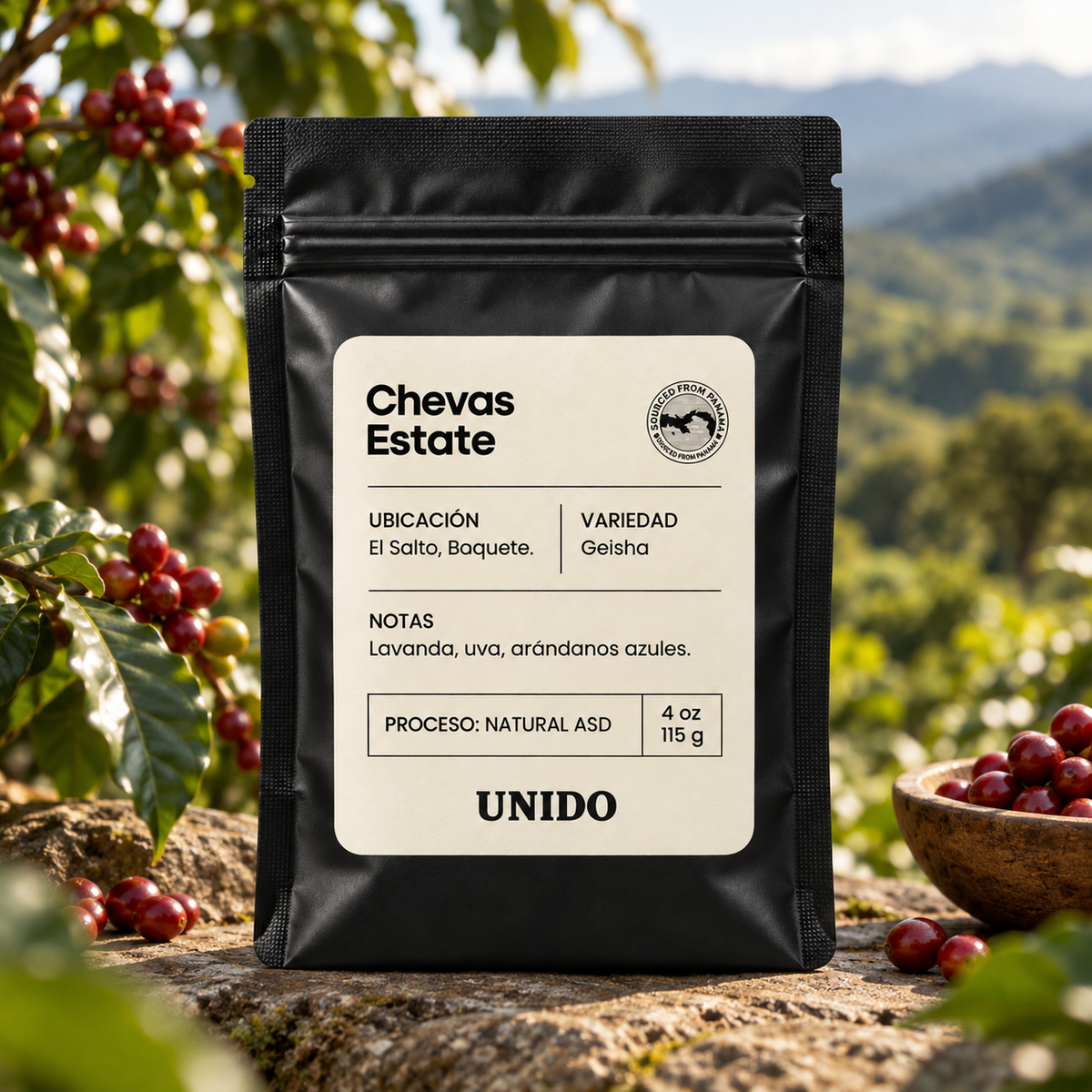 Chevas Estate Geisha Natural – Café Geisha Best of Panama 2024